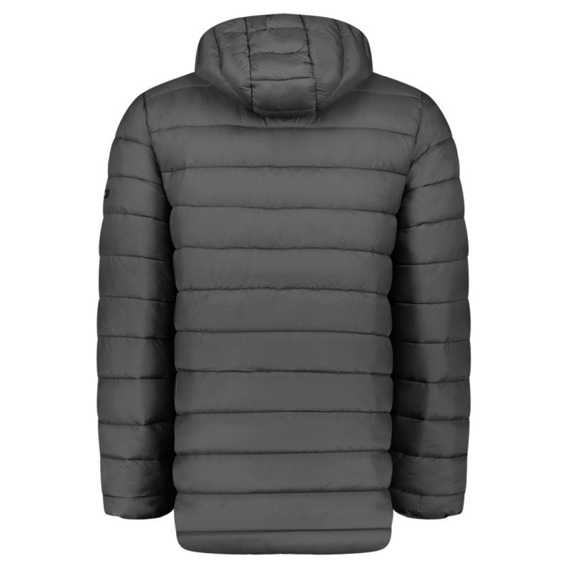 Geographical Norway men's jacket AMIGOMAP LONG HOOD DB DGREY MEN 233 DARK GRAY (WZ5086H/GN-GRIS FONCÉ) Geographical Norway