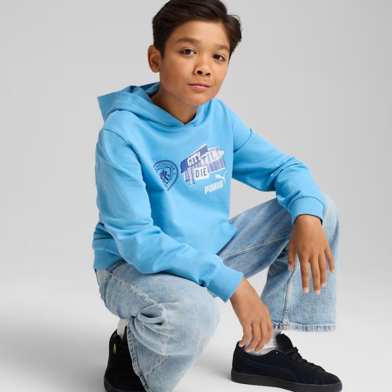 Puma Manchester City FtblNRGY Hoodie Jr 779122-39 sweatshirt Clothing/Football Puma