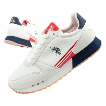 US Polo Assn sports shoes sneakers men's fashionable comfortable white Your Sports Performance