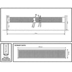 VOLLEYBALL SET DELUXE 570x55x230CM 5IN1 ENERO Sport/Siatkówka/Siatki I Słupki Your Sports Performance