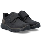Rieker B1854-00 men's comfortable black Velcro shoes