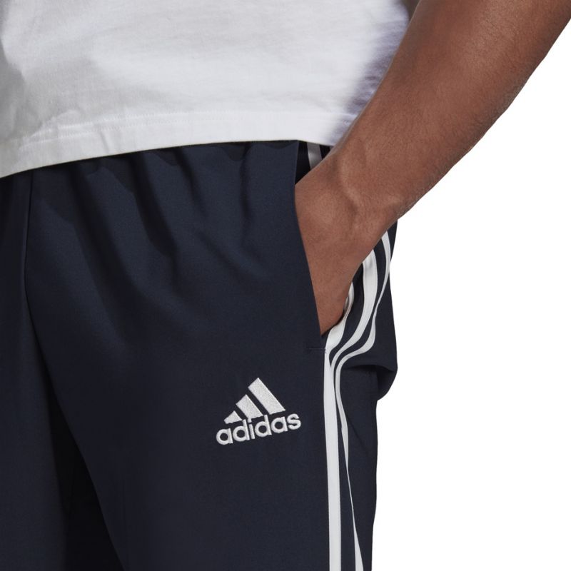 Adidas Essentials Tapered Cuff 3 Stripes Pants M GK8981 Clothing/Training Adidas