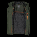 CMP men's winter sports jacket with hood, insulated, green (34K0167/F905) CMP
