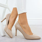 Beige high heel pumps Sergio Leone 1339 To be categorized Your Sports Performance