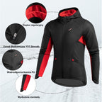 Rockbros Unisex Sports Winter Jacket Black 4XL Rockbros/Odzież Rowerowa/Kurtki Your Sports Performance