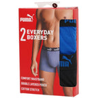 Puma men's boxer briefs 2-Pack blue black comfortable cotton Clothing Your Sports Performance