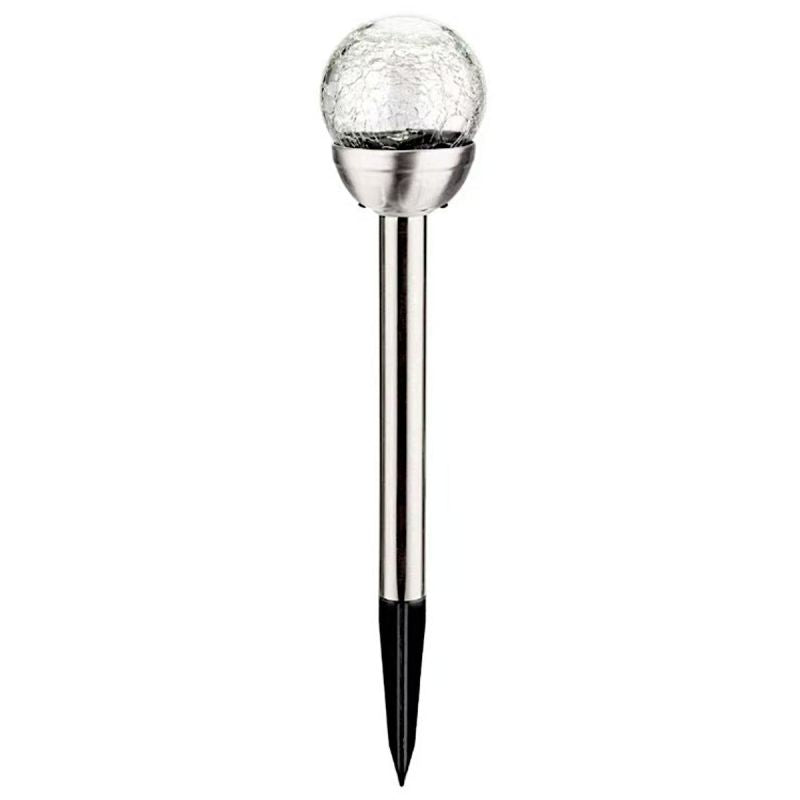 SOLAR LAMP GLASS BALL 7.5x34CM RGB Home and Garden/Lighting Your Sports Performance