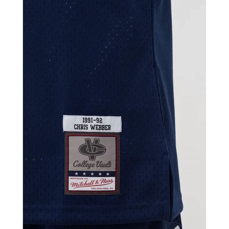 Mitchell &amp; Ness NCAA Swingman Road Jersey Michigan1991 Chris Webber SMJY4437-UMI91CWEASBL Clothing/Lifestyle/T-shirts/Mitchell & Ness Your Sports Performance