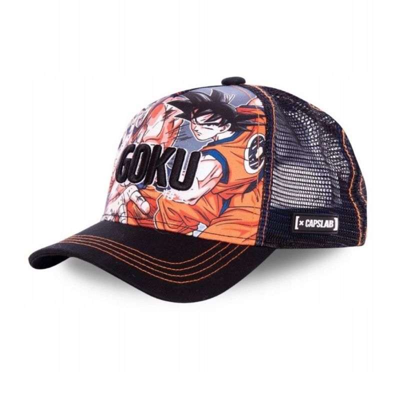 Capslab Dragon Ball Son Goku Manga Trucker Cap - CL/DBZ4/1/GOK Odzież/Czapki/Czapki z daszkiem Your Sports Performance
