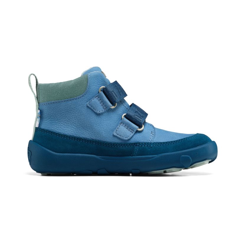 Affenzahn Friendy Shark Leather Barefoot Boots (01488-30211)