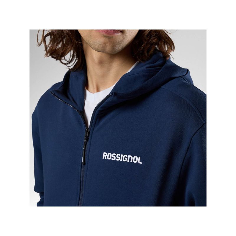 ROSSIGNOL M Logo Fzh Men's Sweatshirt Navy Blue
