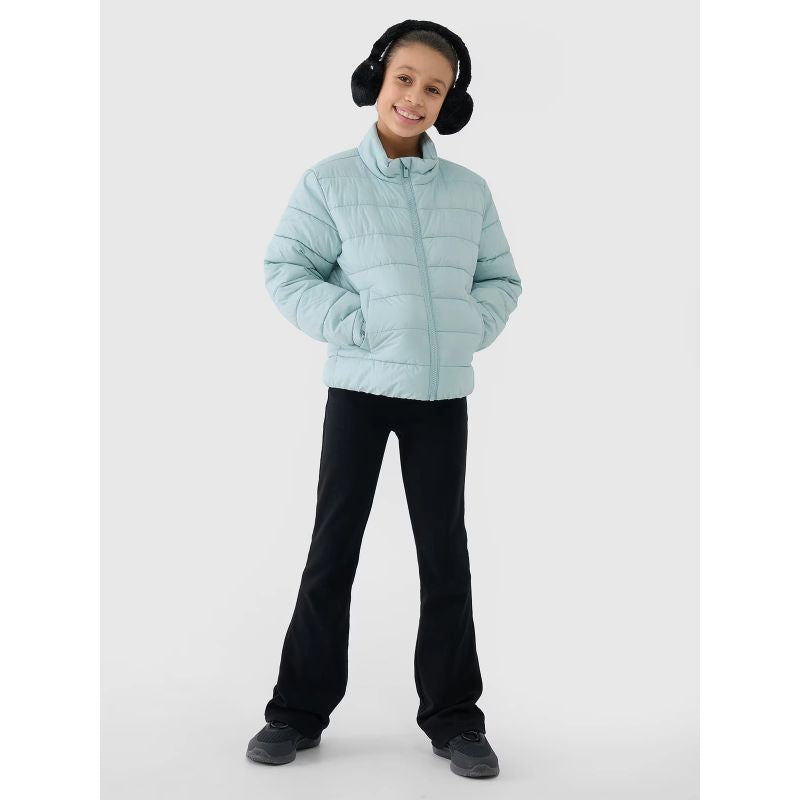 Girls' down jacket with synthetic filling 4F 4FJWSS25TDJAF515-47S *Kategoria tymczasowa Your Sports Performance