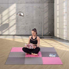 Multipack One Fitness MP10 puzzle mat pink and gray 9 pieces 10 mm In preparation Your Sports Performance