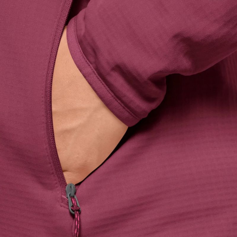 Jack Wolfskin Peak Grid Fleece Sweatshirt W 1710351-2198 Clothing/Outdoor/Jack Wolfskin Your Sports Performance