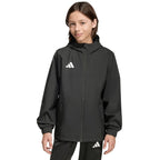 adidas Entrada 26 All Weather Kids Jacket Black JZ9104 adidas