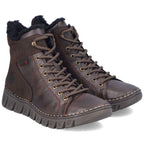 Comfortable Women’s Ankle Boots in Chocolate Brown Rieker 57512-25