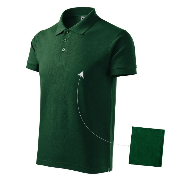 Malfini Cotton M MLI-212D3 polo shirt dark green Clothing/Lifestyle/T-shirts/Malfini Malfini