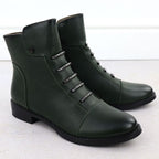 Jezzi ASA62-16 green women's ankle boots To be categorized Your Sports Performance