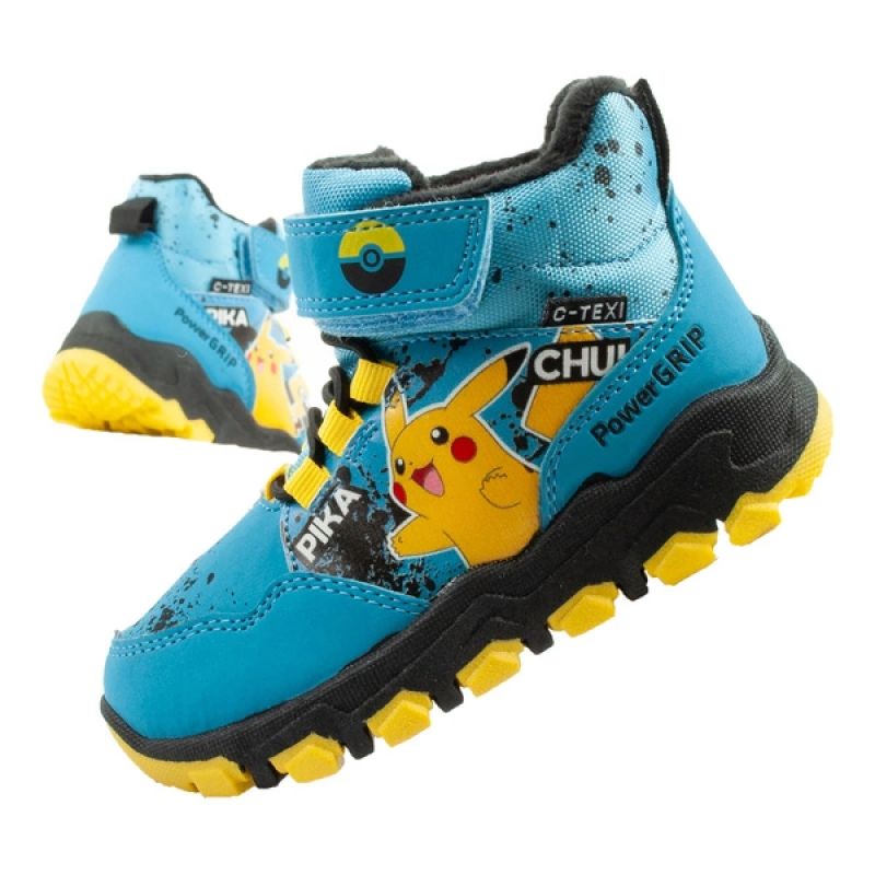 Leomil Pokemon children's winter ankle boots, insulated, waterproof, blue Leomil