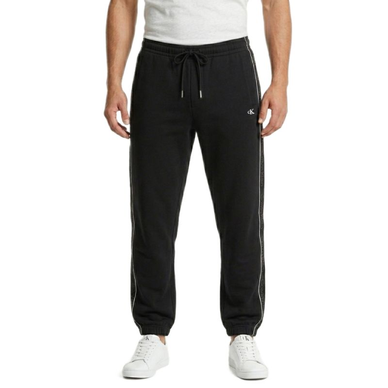 Calvin Klein Fleece Logo Tape Jogger Black - LZ04LE291G-UB1