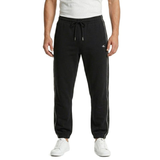 Calvin Klein Fleece Logo Tape Jogger Black - LZ04LE291G-UB1 WD
