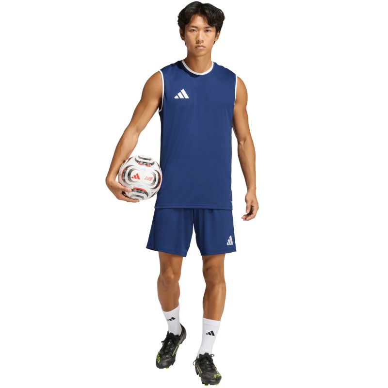 Men's adidas Entrada 26 Sleeveless Jersey Navy Blue KB3930