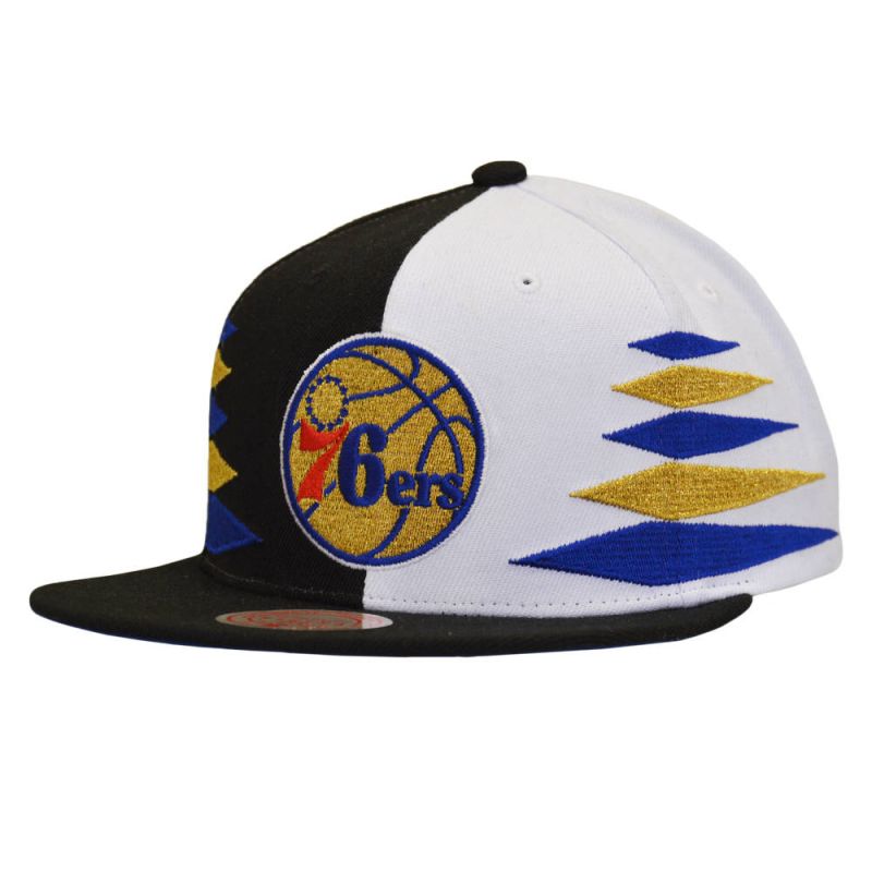Mitchell & Ness NBA Diamond Cut Philadelphia 76ers Cap - HHSS1093-P76YYPPPBKWH Odzież/Czapki/Czapki z daszkiem Your Sports Performance