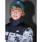 Boy's down jacket with synthetic filling 4F 4FJRAW25TDJAM0749-10A *Kategoria tymczasowa Your Sports Performance