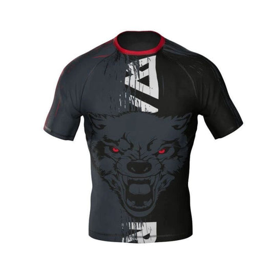 The "Wolf" compression rashguard is made of DBX MORE DRY XL material. ODZIEŻ - Koszulki treningowe Your Sports Performance