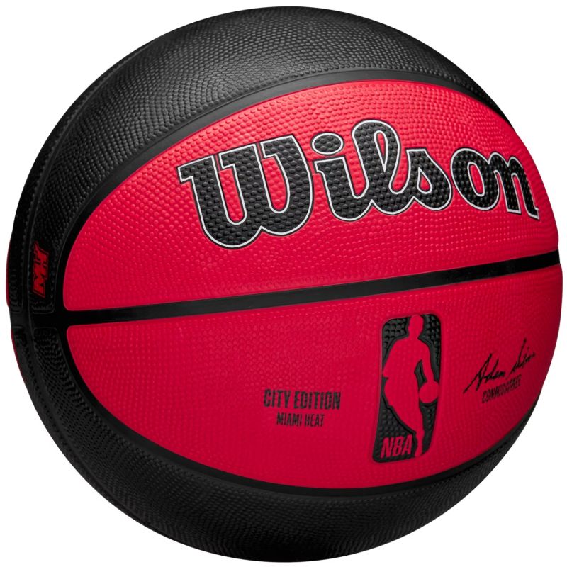 Wilson NBA Team City Edition Miami Heat WZ4024216XB basketball Accessories/Balls/Basketball Your Sports Performance