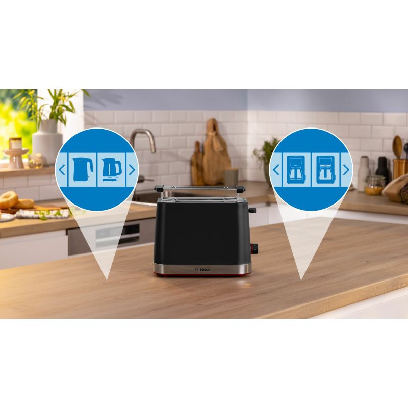 Bosch TAT4M223 MyMoment Toaster (950W; black) AGD - Produkty/Tostery Your Sports Performance