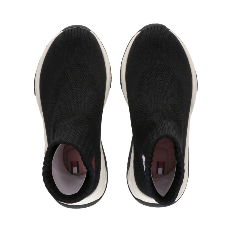 Tommy Hilfiger Sock Sneaker Black W shoes T3A9-33007-0702999-999 Footwear/Lifestyle/Tommy Hilfiger Tommy Hilfiger