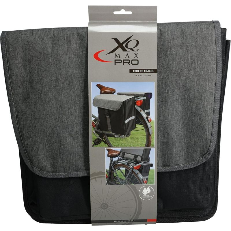 DOUBLE REAR BIKE BAG FOR TRUNK 40L XQMAX Sport/Rowery/Akcesoria Rowerowe/Sakwy I Torby Your Sports Performance