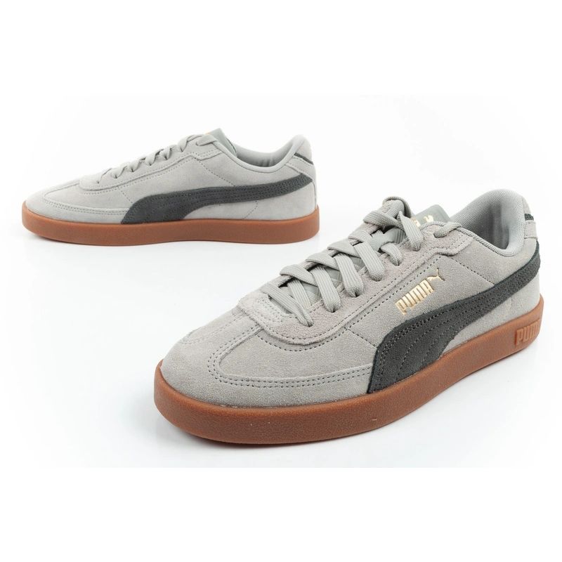 Puma Club II Era men's sports shoes, leather sneakers, gray To be categorized Your Sports Performance
