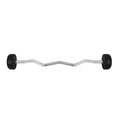 Rubber-coated fixed barbell/bar, curved, 35 kg HMS GSL35 In preparation Your Sports Performance