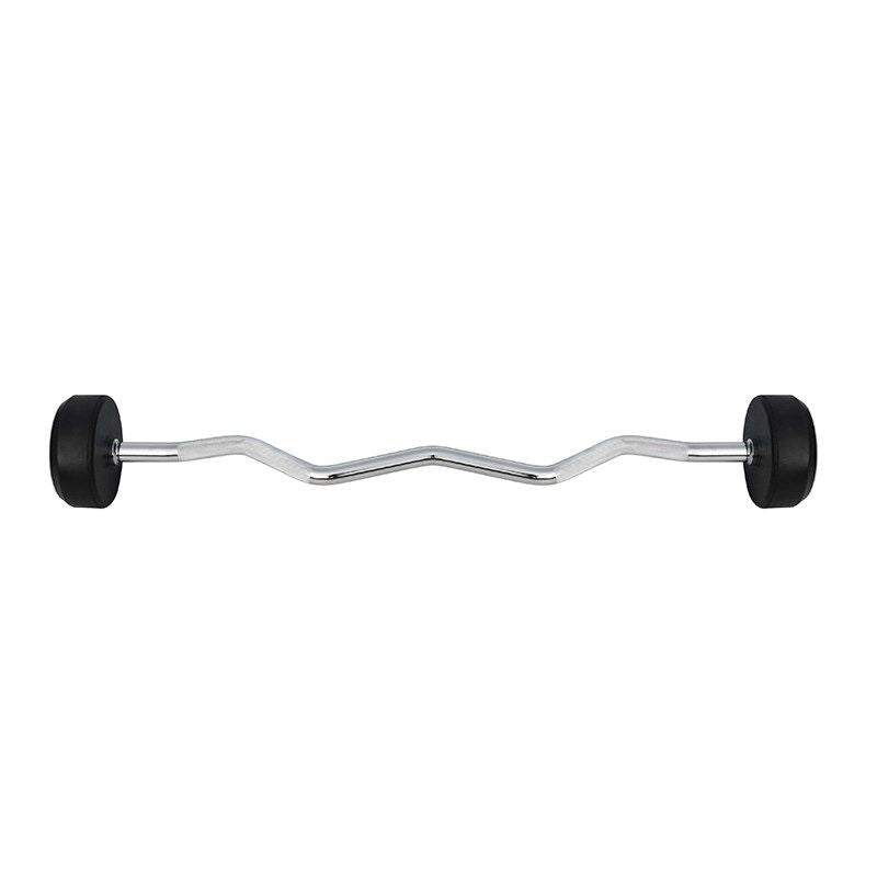 Rubber-coated fixed barbell/bar, curved, 35 kg HMS GSL35 In preparation Your Sports Performance