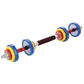 Colorful dumbbells with barbell function in a HMS SKC20 case 2 x 10 kg In preparation Your Sports Performance