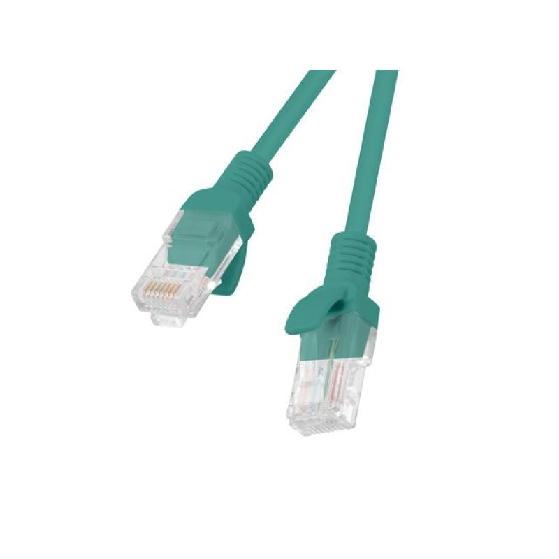 PATCHCORD CAT.5E UTP 1.5M GREEN FLUKE PASSED LANBERG 10-PACK Kable, gniazda i wtyki/Patchcable Your Sports Performance