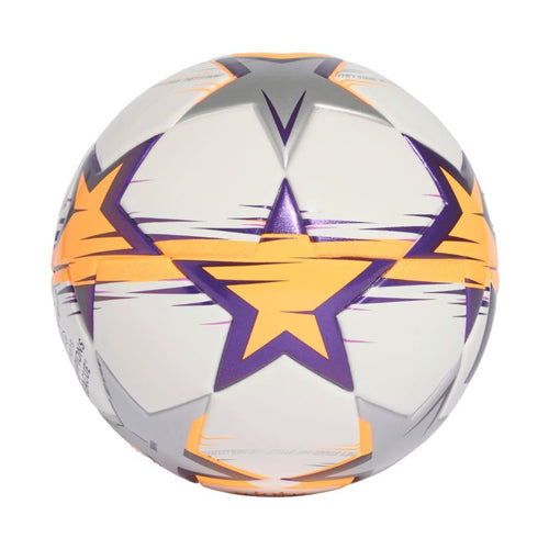 adidas UCL Womens Mini 26/27 League Stage Football White/Orange/Purple KE5143