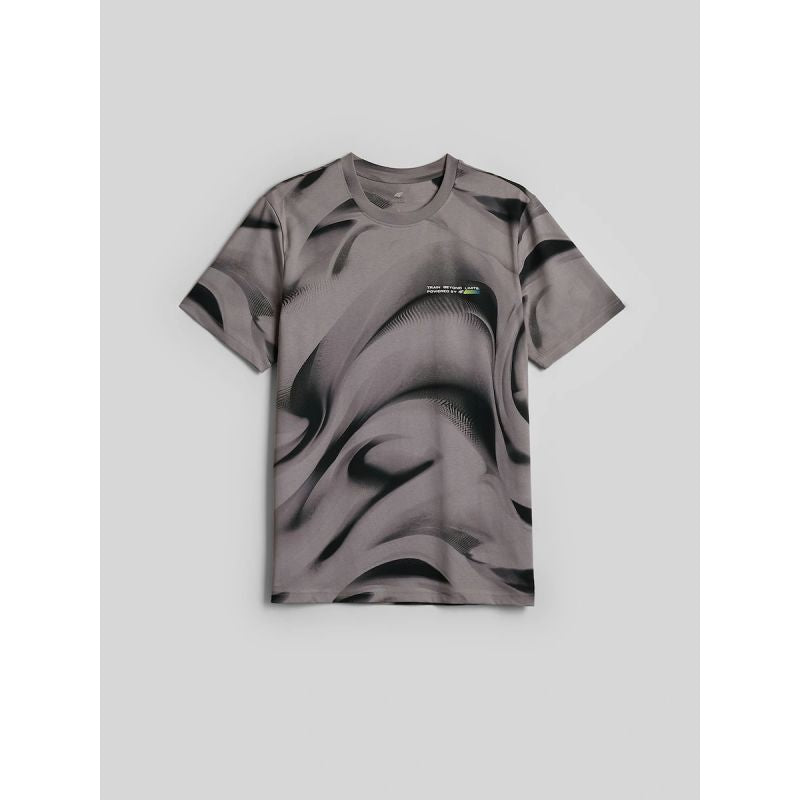 Men's regular printed T-shirt 4F 4FRAW26TTSHM4668-20A