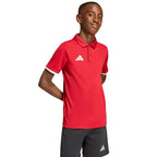 adidas Entrada 26 Polo T-shirt for kids red JZ6626