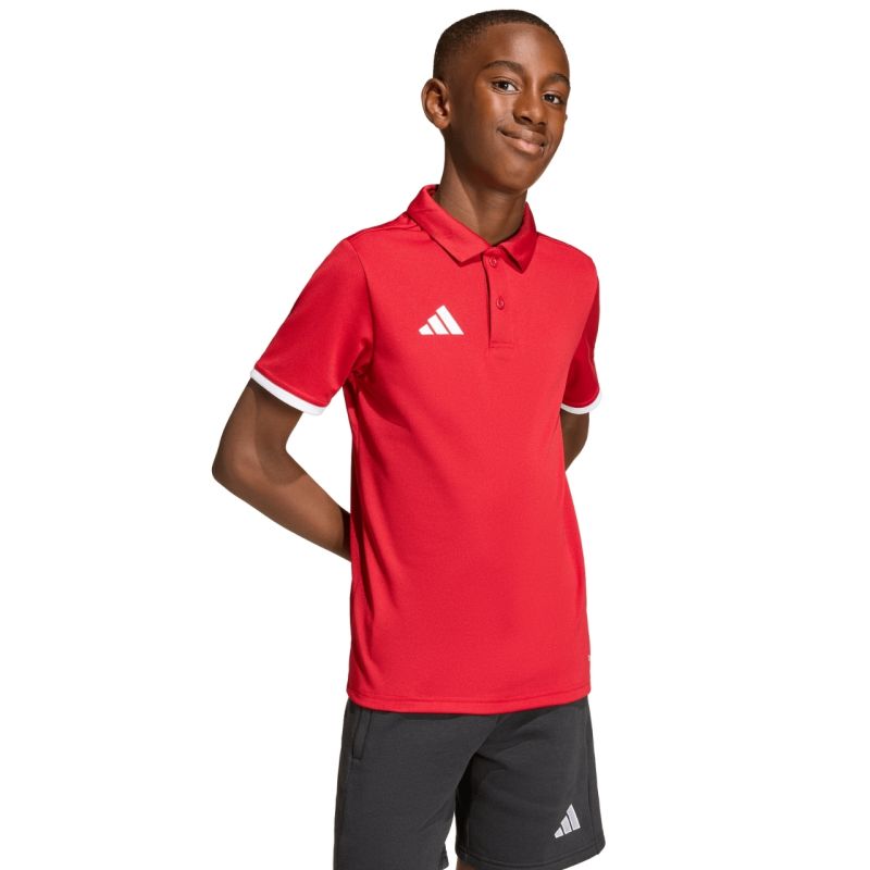 adidas Entrada 26 Polo T-shirt for kids red JZ6626