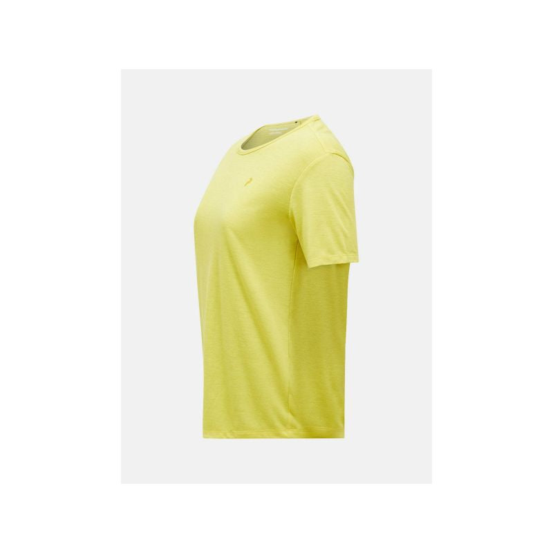 Women's PEAK PERFORMANCE W Wool-Blend Shortsleeve T-shirt, yellow