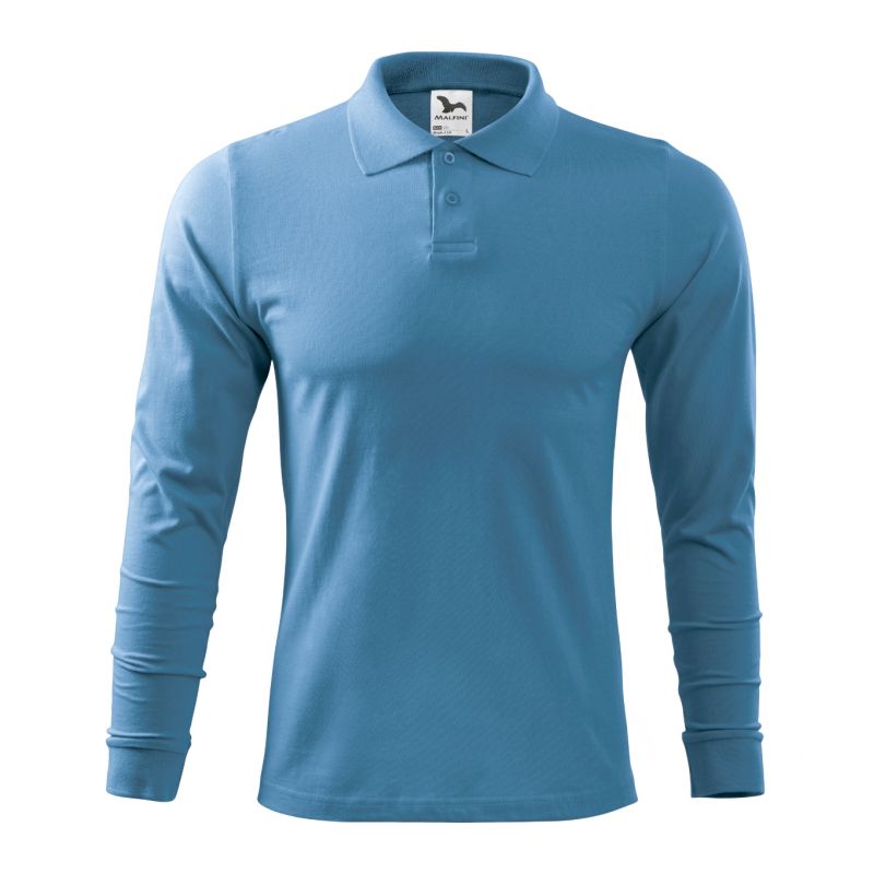 Malfini Single J polo shirt. LS M MLI-21114 azure Clothing/Lifestyle/T-shirts/Malfini Malfini