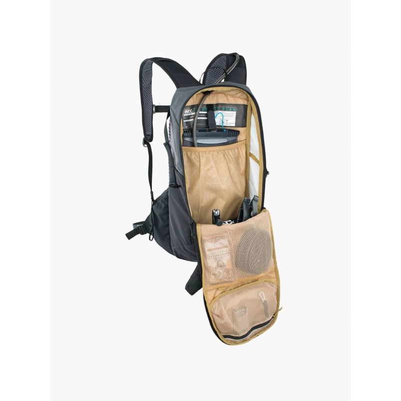EVOC Ride 12 carbon grey/black cycling backpack