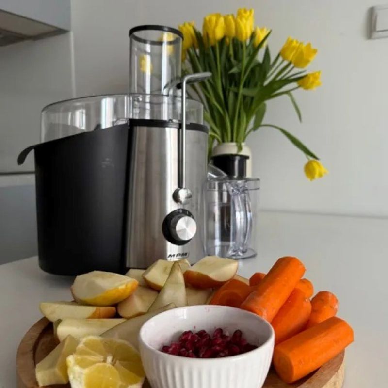 MPM MSO-18M 1000W juicer with steel mesh filter AGD - Produkty/Sokowirówki Your Sports Performance