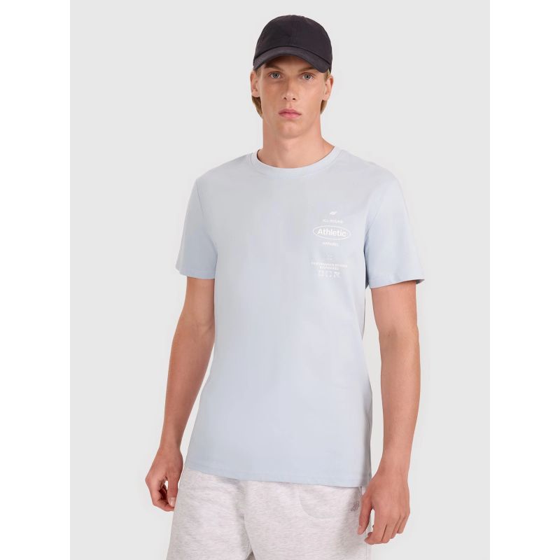 Men's regular printed T-shirt 4F 4FRSS25TTSHM2688-34S *Kategoria tymczasowa Your Sports Performance
