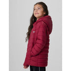 Girls' jacket with synthetic filling 4F 4FJRAW26TDJAF1054-60S
