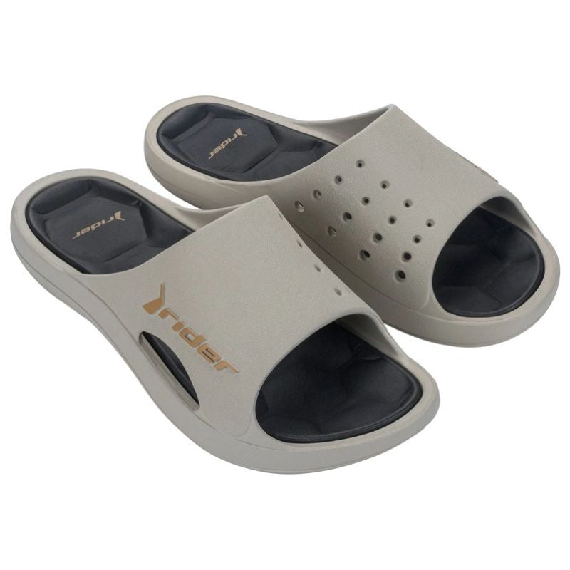 Rider shoes men's sports flip-flops Bay XIV Ad comfortable brown slippers Rider