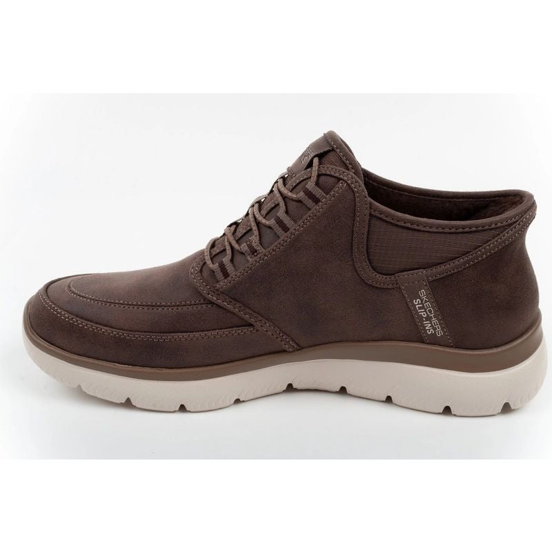 Skechers Men’s Summits Siegul Slip-ins Insulated Brown Shoes